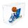 Pr&eacute;sentoir en acrylique pour LEGO&reg; 43008 Nike Dunk x  (avec fond blanc)