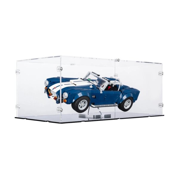 Acryl-Display f&uuml;r LEGO&reg; 10357 Shelby Corba 427 S(C (Mit St&auml;nder und schwarzem Boden)