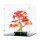 Display in acrilico per LEGO&reg; 10348 Bonsai di acero rosso giapponese (con fondo nero)