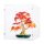 Display in acrilico per LEGO&reg; 10348 Bonsai di acero rosso giapponese (con fondo bianco)