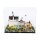 Pr&eacute;sentoir en acrylique pour LEGO&reg; 21063 Le ch&acirc;teau de Neuschwanstein (avec fond noir)