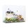 Pr&eacute;sentoir en acrylique pour LEGO&reg; 21063 Le ch&acirc;teau de Neuschwanstein (avec fond blanc)