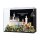 Acryl-Display f&uuml;r LEGO&reg; 21063 Schloss Neuschwanstein (Mit Hintergrundbild & schwarzem Boden)