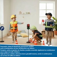 Jeu de r&ocirc;le pompiers (9 pi&egrave;ces)