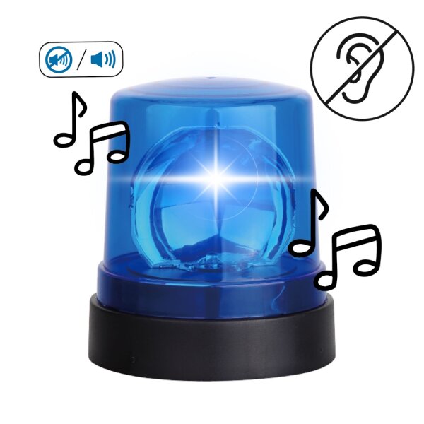 Alarm/Blue Light with Sound & Light and Silent Function