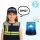 Alarm/Blue Light with Sound & Light and Silent Function