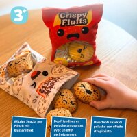 Sachets de friandises en peluche - Chips, 6 pi&egrave;ces avec effet cr&eacute;pitant