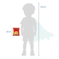 Sachets de friandises en peluche - Chips, 6 pi&egrave;ces avec effet cr&eacute;pitant