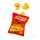 Sachets de friandises en peluche - Chips, 6 pi&egrave;ces avec effet cr&eacute;pitant