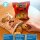 Sachets de friandises en peluche - Chips, 6 pi&egrave;ces avec effet cr&eacute;pitant