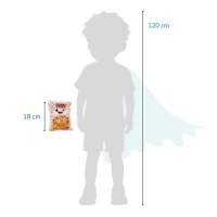 Sachets de friandises en peluche - Cookies, 6 pi&egrave;ces avec effet cr&eacute;pitant