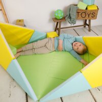 3-in-1 Play Mat, Foldable into a Teepee Tent & Boat