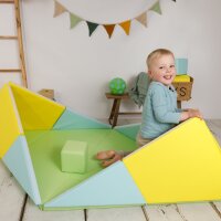 3-in-1 Play Mat, Foldable into a Teepee Tent & Boat