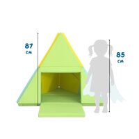 3-in-1 Play Mat, Foldable into a Teepee Tent & Boat