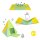 3-in-1 Play Mat, Foldable into a Teepee Tent & Boat
