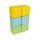 Soft building block set with 6 foam cubes in 3 colors