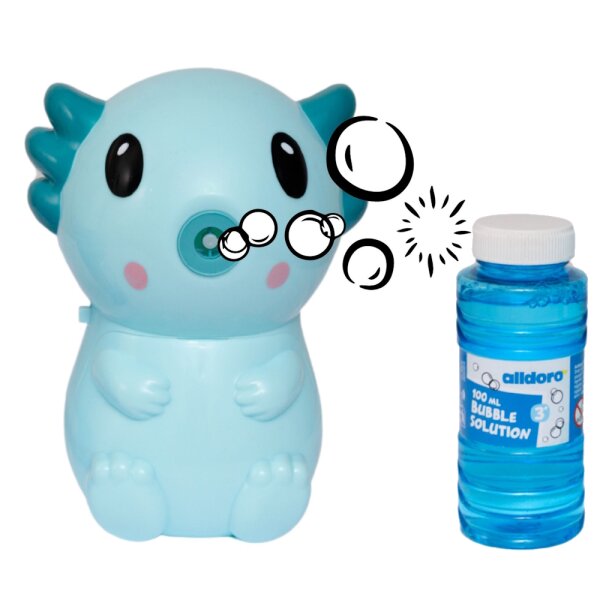 Axolotl Bubble Machine