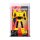 Pr&eacute;sentoir en acrylique pour LEGO&reg; 10338 Transformers: Bumblebee (avec image darri&egrave;re-plan et base noire)