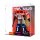 Pr&eacute;sentoir en acrylique pour LEGO&reg; 10302 Transformers: Optimus Prime (avec image darri&egrave;re-plan et base noire)