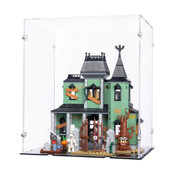 Acryl-Display f&uuml;r LEGO&reg; 31167 Geiseterhaus (Mit schwarzem Boden)