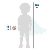 Balle sensorielle Fidget (avec 16 cordons en silicone souples)