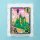 Pr&eacute;sentoir mural en acrylique pour LEGO&reg; 75685 Tableau d&rsquo;Emerald City (avec fond blanc)