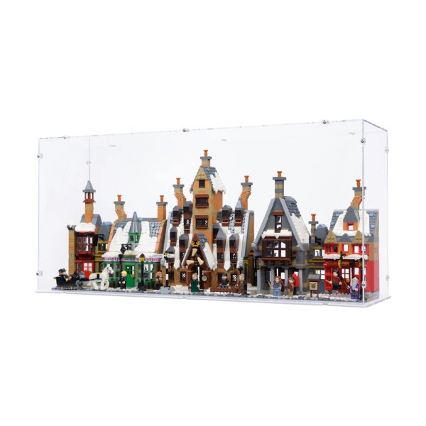 Acrylic display for LEGO&reg; 76457 Harry Potter Hogsmeade Village - Colletors Edition (With white floor)
