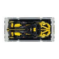 Display in acrilico 32 x 15 x 10 cm per i modelli LEGO&reg; Technic (con fondo nero)