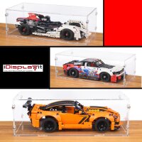 Acrylic display 32 x 15 x 10 cm for LEGO&reg; Technic models (With clear base, stackable)