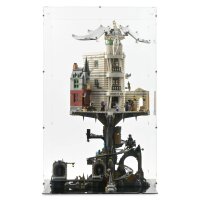 Acrylic display for LEGO&reg; 76417/40598 Harry Potter Gringgotts Bank & Vault (With black floor)