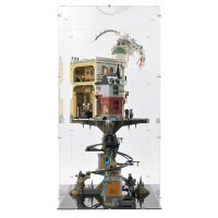 Acrylic display for LEGO&reg; 76417/40598 Harry Potter Gringgotts Bank & Vault (With black floor)