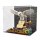 Pr&eacute;sentoir en acrylique pour LEGO&reg; 76391 Harry Potter - Ic&ocirc;nes de Poudlard, &Eacute;dition Collector (avec image darri&egrave;re-plan et base noire)