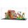 Acrylic display for LEGO&reg; 21360 Willy Wonka and the Chocolate Factory (With black floor)