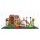 Acrylic display for LEGO&reg; 21360 Willy Wonka and the Chocolate Factory (With black floor)