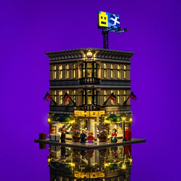 LMB 2.0 Kit di illuminazione a LED per LEGO&reg; 10211 Grand Emporium