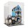 Pr&eacute;sentoir en acrylique pour LEGO&reg; 10190 Market Street (avec fond noir)