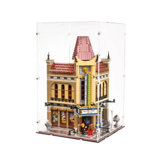 Display in acrilico per LEGO&reg; 10232 Palace Cinema (con fondo nero)