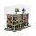 Pr&eacute;sentoir acrylique pour 2 sets LEGO&reg; Modular Building (L 52 x l 26 x H 43 cm, base noire)