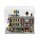 Pr&eacute;sentoir acrylique pour 2 sets LEGO&reg; Modular Building (L 52 x l 26 x H 43 cm, base noire)