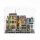 Acrylic display for 2 LEGO&reg; Modular Building Sets XL (L 52 x W 32 x H 43 cm with black base)