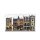 Pr&eacute;sentoir acrylique pour 2.5 sets LEGO&reg; Modular Building (L 65 x l 26 x H 36 cm, base noire)