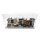Acrylic display for 3.5 LEGO&reg; Modular Building Sets (L 90 x W 26 x H 43 cm with black base)