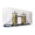 Pr&eacute;sentoir acrylique pour 4 sets LEGO&reg; Modular Buildingou 10214 Tower Bridge (L 103 x l 26 x H 47 cm, base noire)