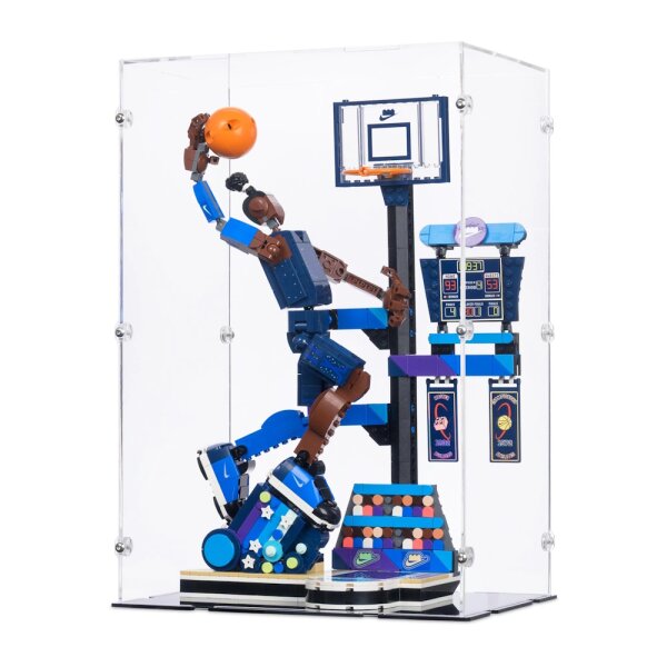 Acrylic display for LEGO&reg; 43010 Nike Slam Dunk (With black floor)