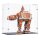 Display in acrilico per LEGO&reg; 40806 Star Wars Walker AT-AT Pan di Zenzero (con fondo nero)
