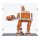 Display in acrilico per LEGO&reg; 40806 Star Wars Walker AT-AT Pan di Zenzero (con fondo nero)