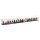 Displayin acrilico per 18 minifigure LEGO&reg; (con base nera e borchie)