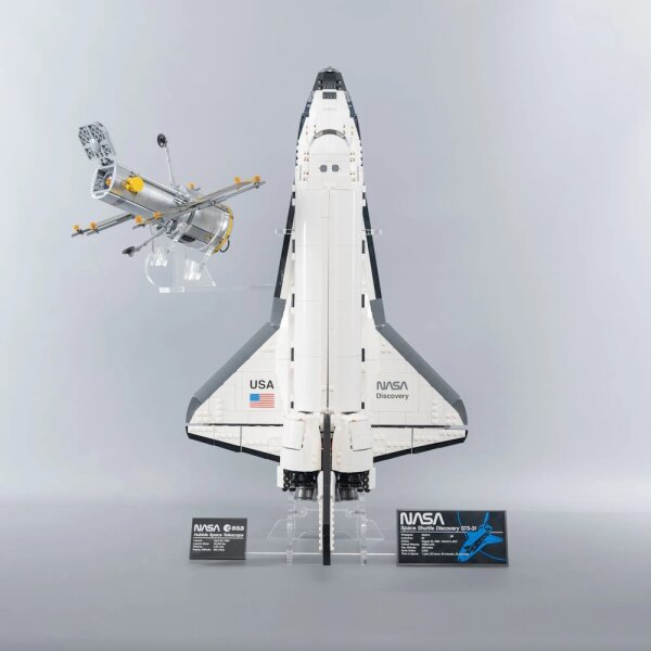 Support vertical en acrylique pour LEGO&reg; 10283 NASA Space Shuttle Discovery