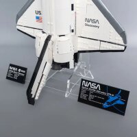 Support vertical en acrylique pour LEGO&reg; 10283 NASA Space Shuttle Discovery