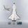 Support vertical en acrylique pour LEGO&reg; 10283 NASA Space Shuttle Discovery